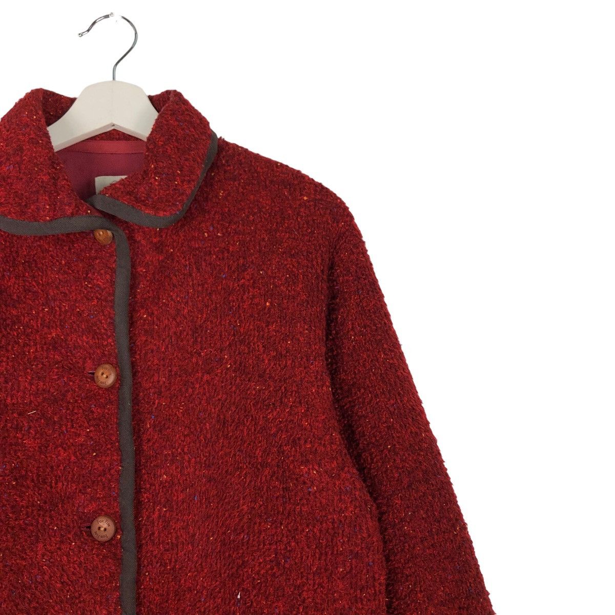 Japanese Brand 🔥Vtg Fleece Jacket Button Fox Fire Japan Size L / US 10 / IT 46 - 6 Thumbnail