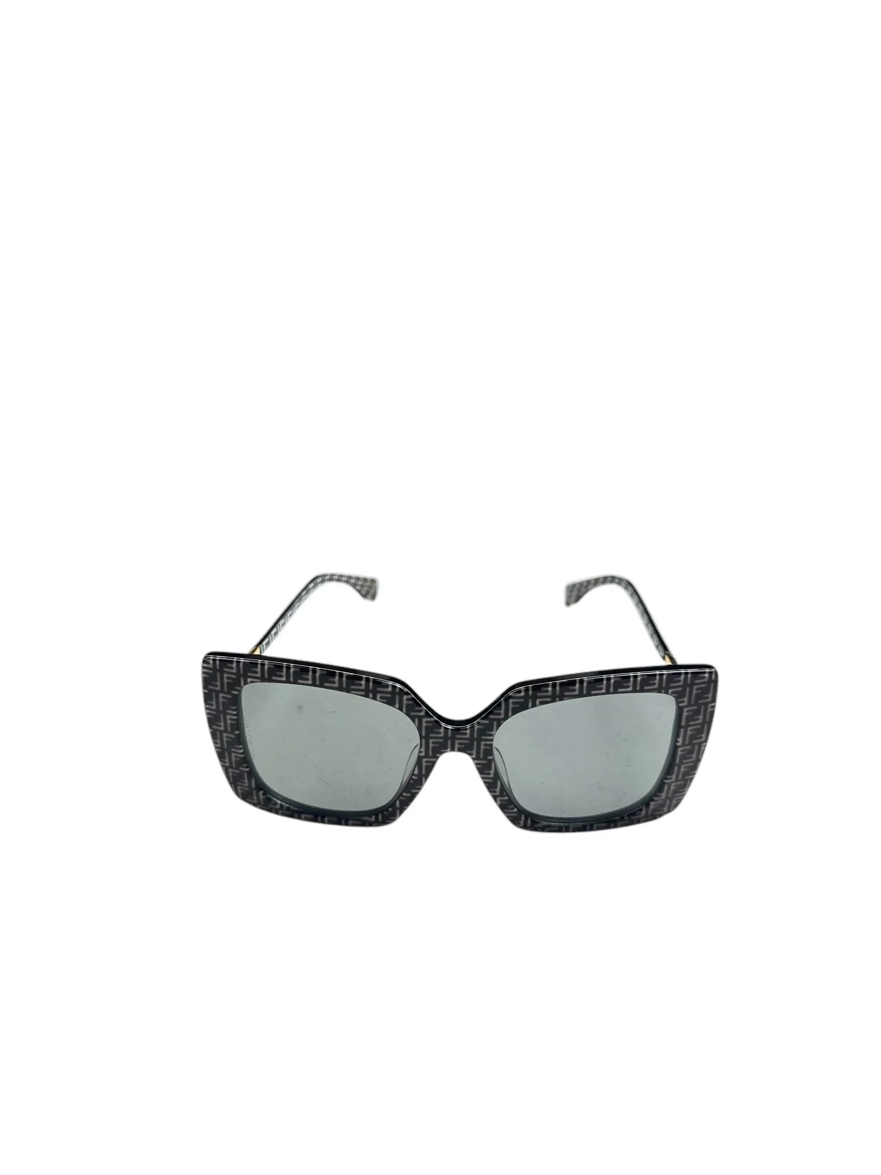 Fendi Fendi monogram gold sunglasses Size ONE SIZE - 4 Thumbnail