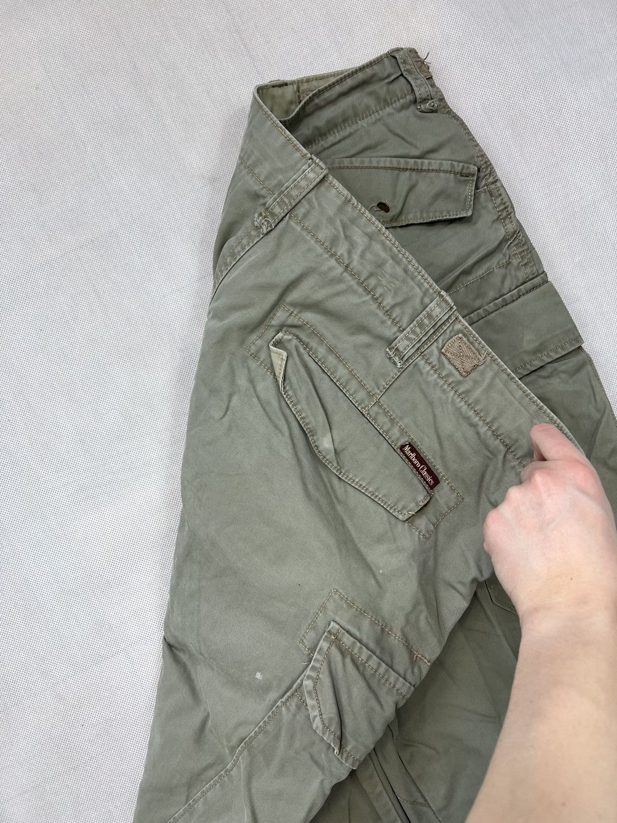 Marlboro Classics × Vintage Baggy Cargo Pants Marlboro Classics Vintage 90’s Size US 40 / EU 56 - 4 Thumbnail