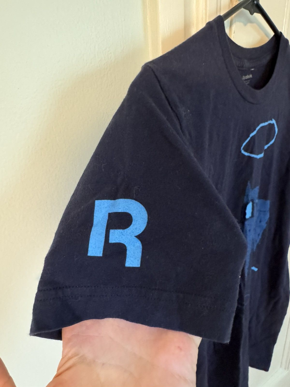 Reebok NAVY BLUE REEBOK X BASQUIAT BAT HALO SHIRT WEEKND KANYE Size US S / EU 44-46 / 1 - 4 Thumbnail