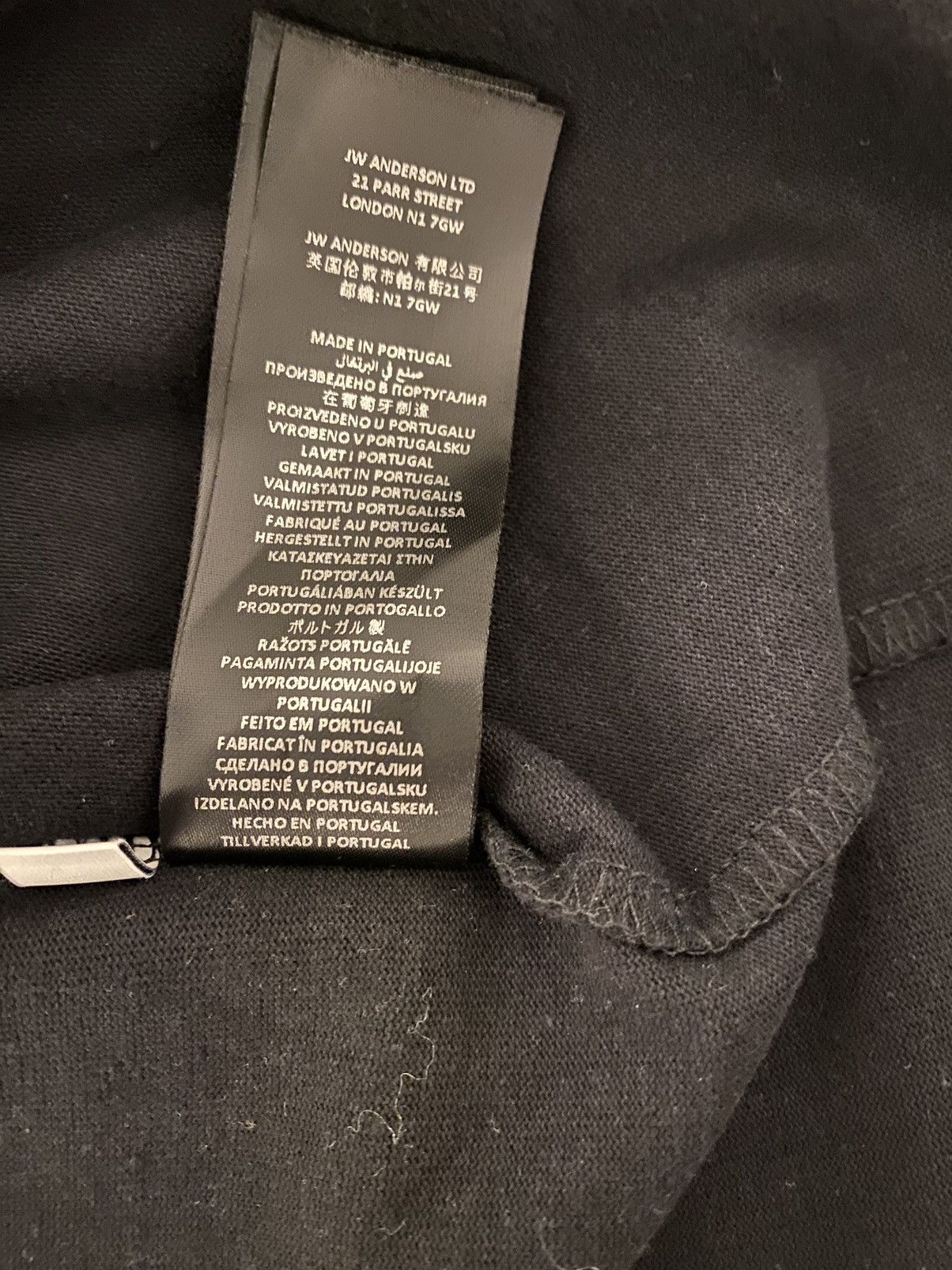 JW Anderson JW Anderson Black Chest Pocket T-Shirt XL Size US XL / EU 56 / 4 - 13 Thumbnail