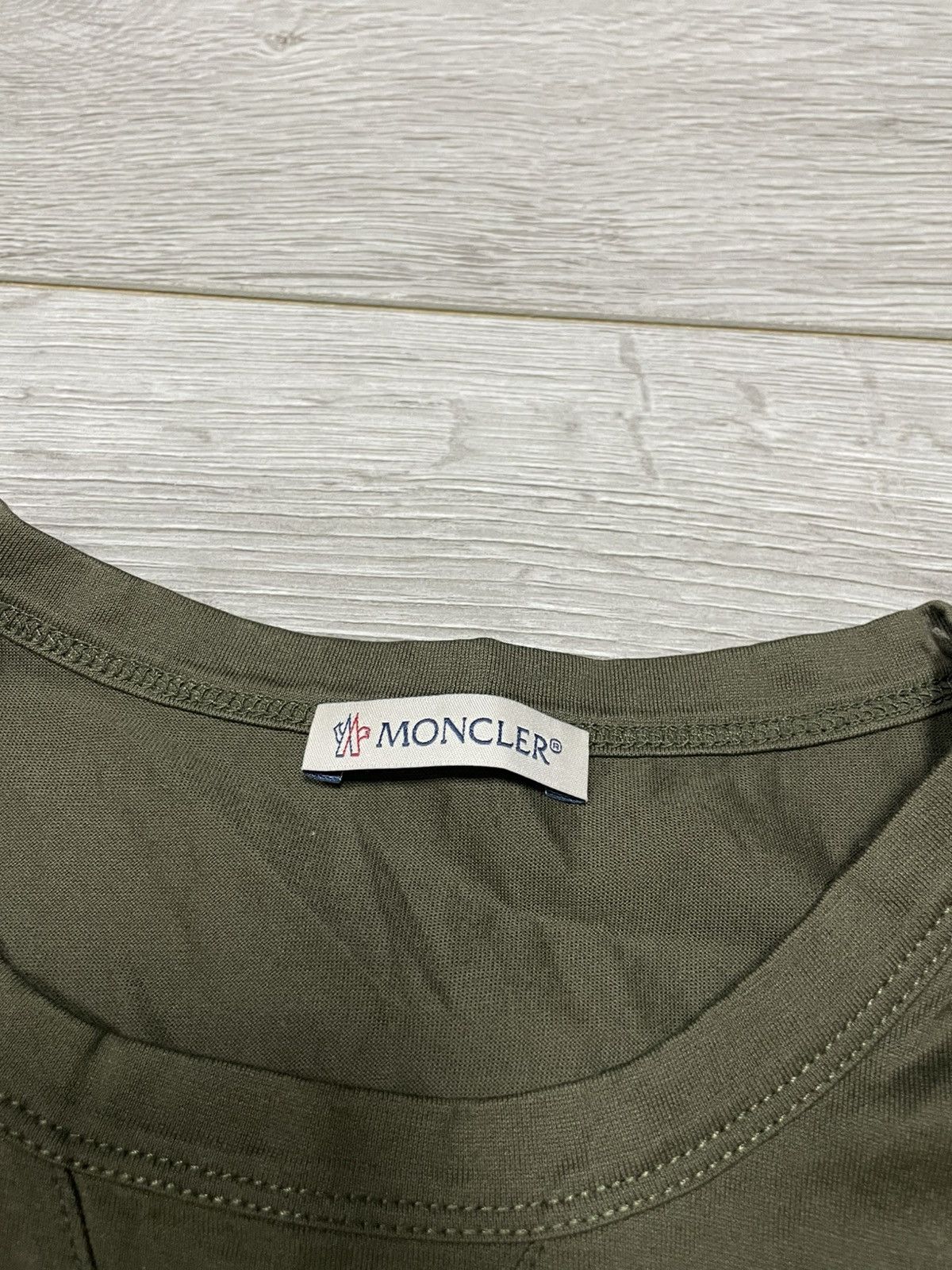 Moncler Moncler Maglia t-shirt big double logo tee Size US S / EU 44-46 / 1 - 4 Thumbnail