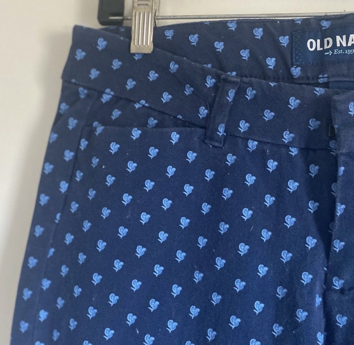 Old Navy OLD NAVY PRINTED MID RISE STRETCH ANKLE PANTS Size 28" / US 6 / IT 42 - 3 Thumbnail
