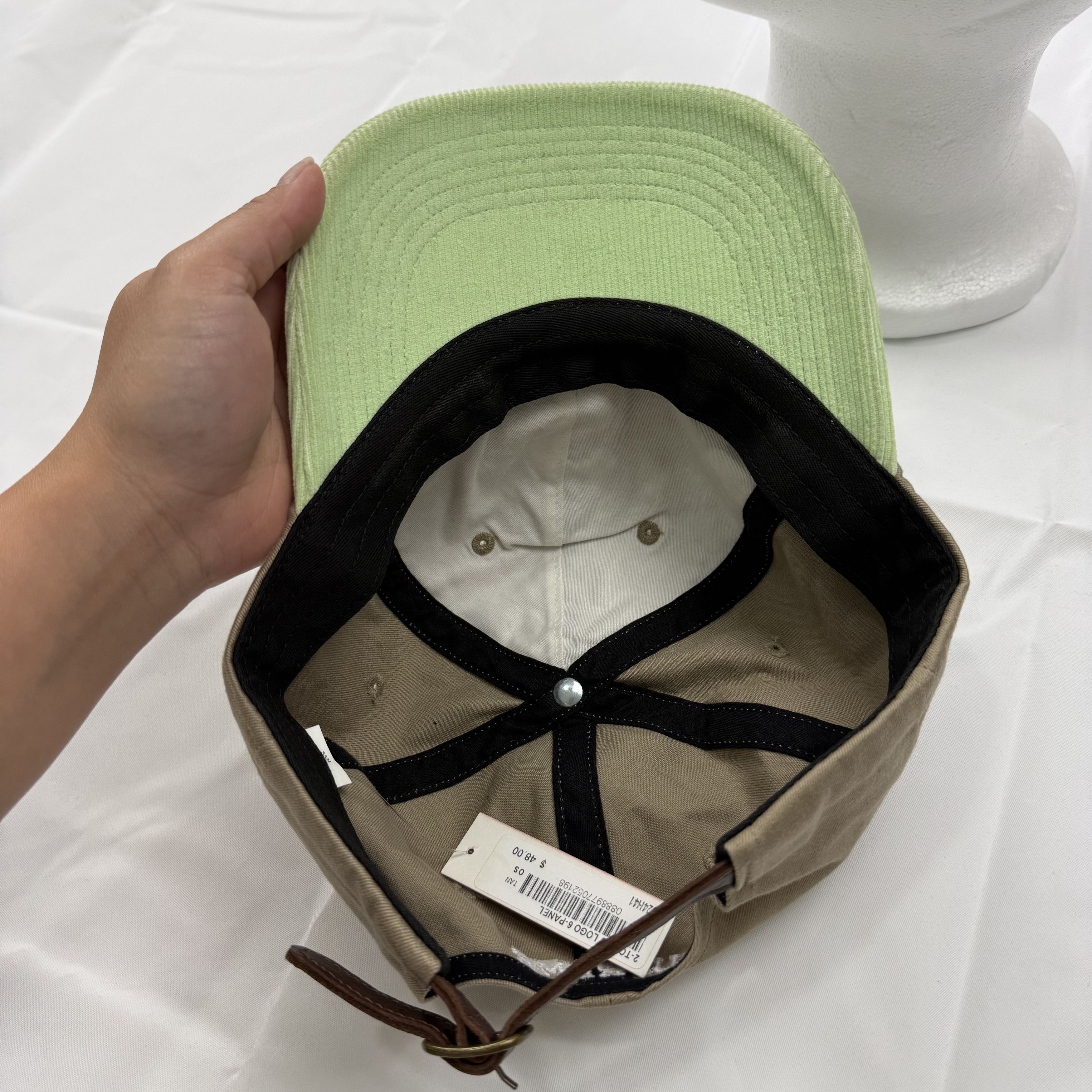 Supreme Supreme 2-Tone S Logo 6-Panel Hat Corduroy Brim Size ONE SIZE - 11 Thumbnail