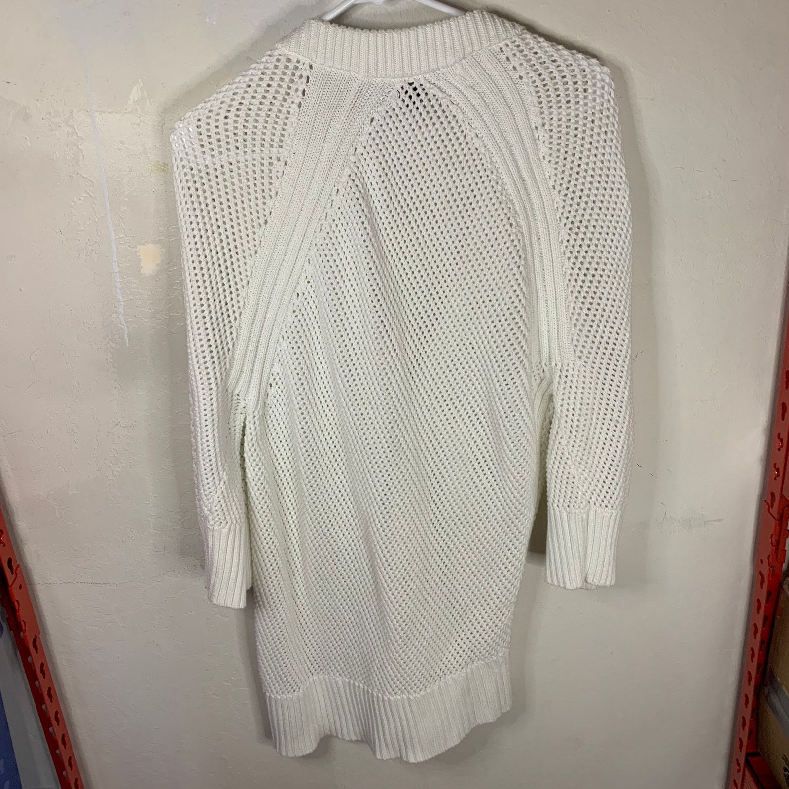 Banana Republic Banana Republic White Knit Sweater Size M Size M / US 6-8 / IT 42-44 - 2 Thumbnail
