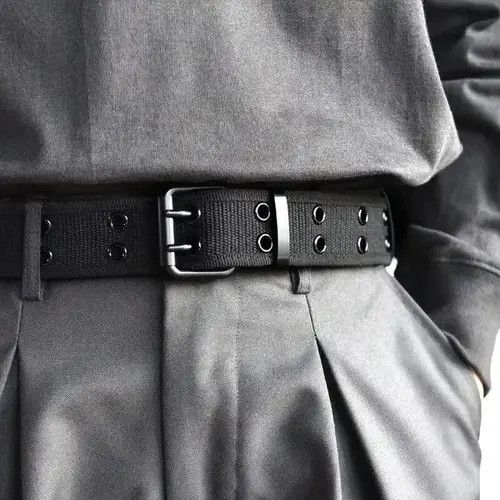 VIBE Double Row Needle Buckle Woven Belt Size ONE SIZE - 4 Thumbnail