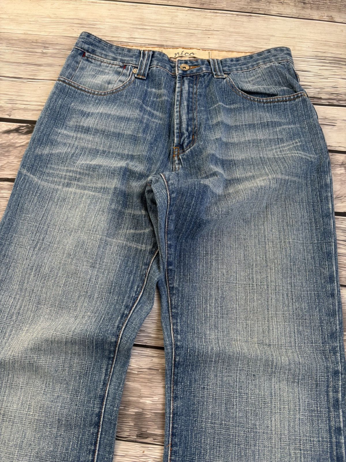 If Six Was Nine × Japanese Brand × Vintage VTG Rick Owens Junya Watanabe Style Classic Baggy Jeans 90S Size US 32 / EU 48 - 3 Thumbnail