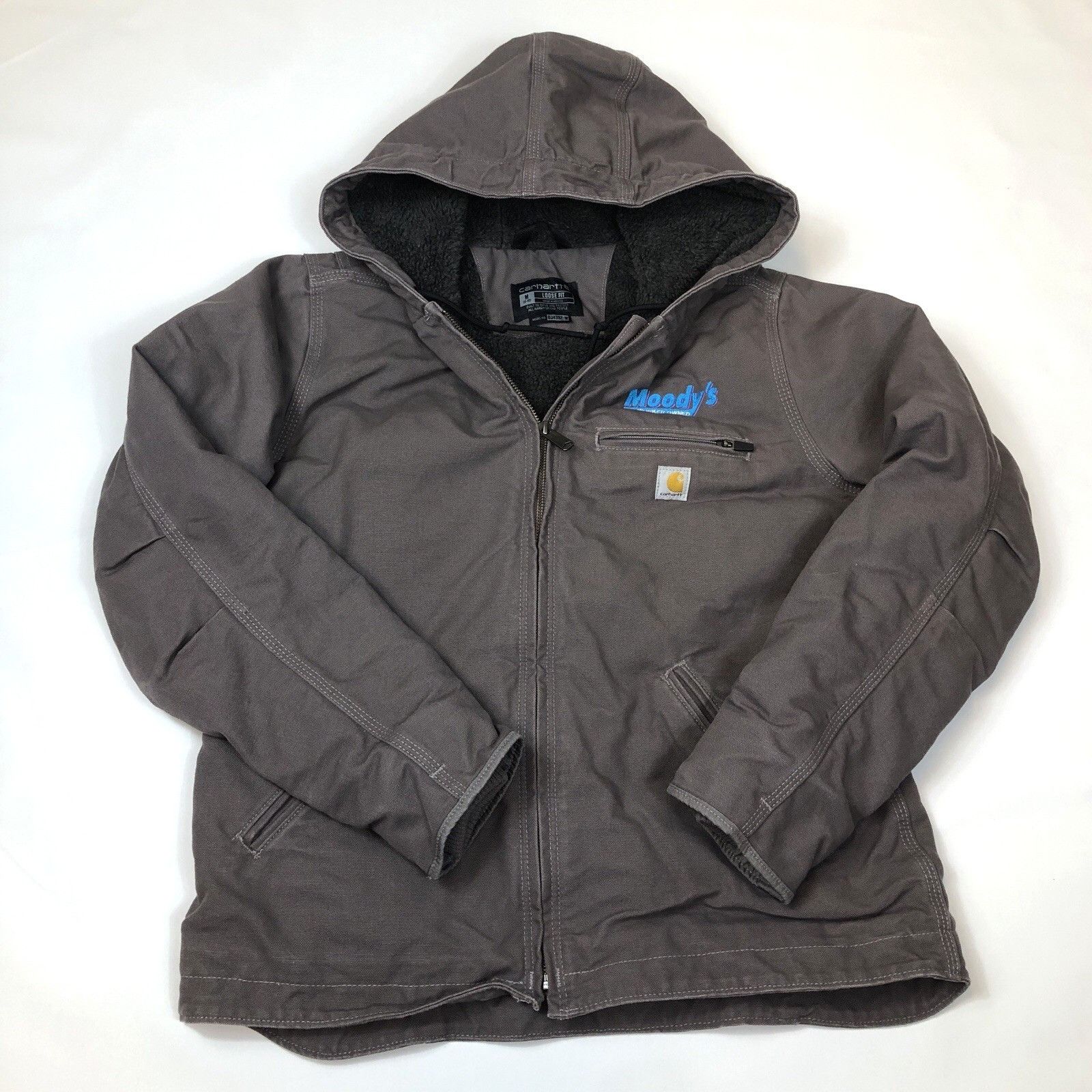 Carhartt Carhartt Womens Washed Duck Canvas Loose Fit Jacket Size M / US 6-8 / IT 42-44 - 9 Thumbnail