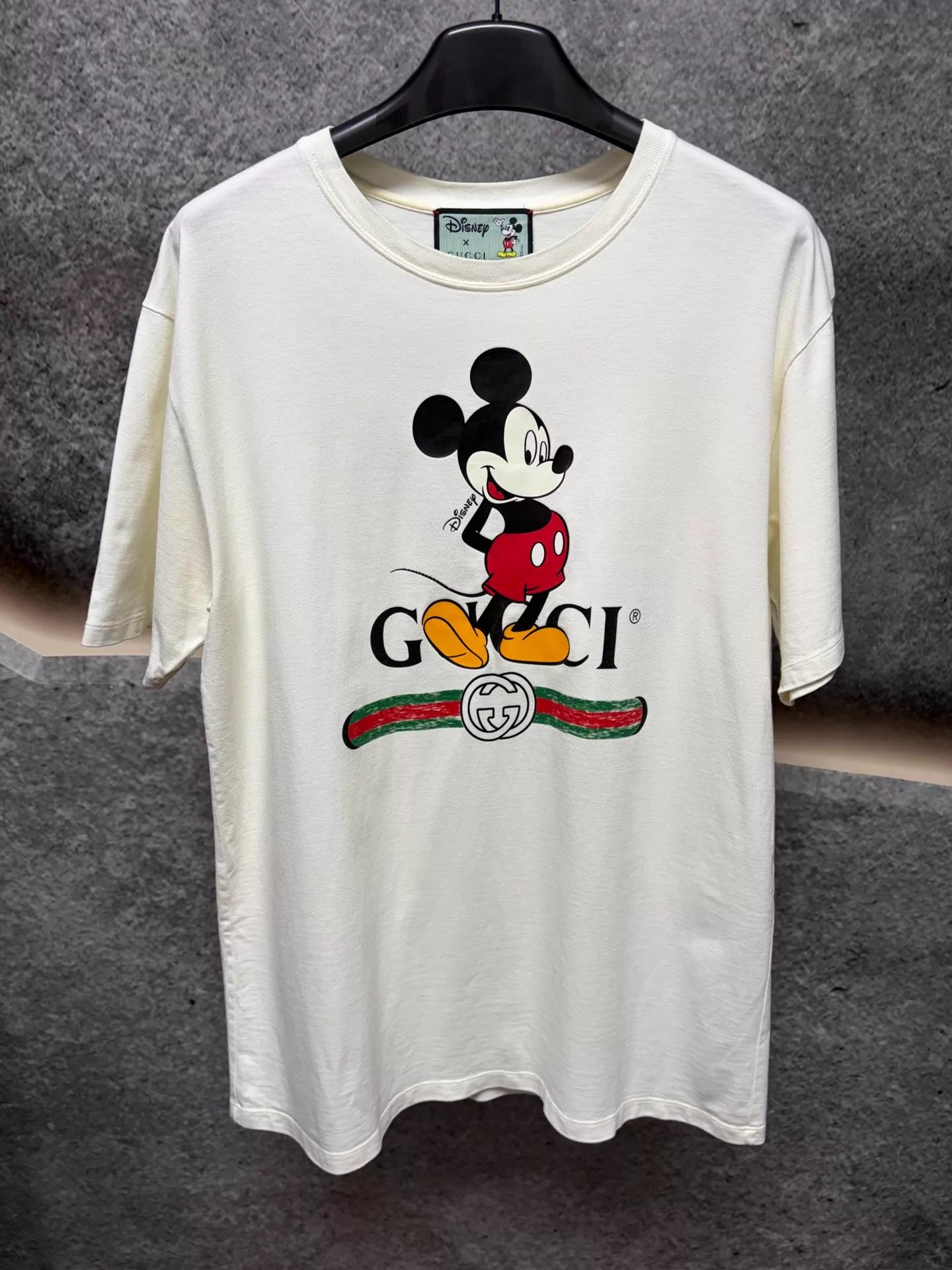 Gucci Gucci x Disney Mickey Ivory T-shirt M Size US M / EU 48-50 / 2 - 1 Thumbnail