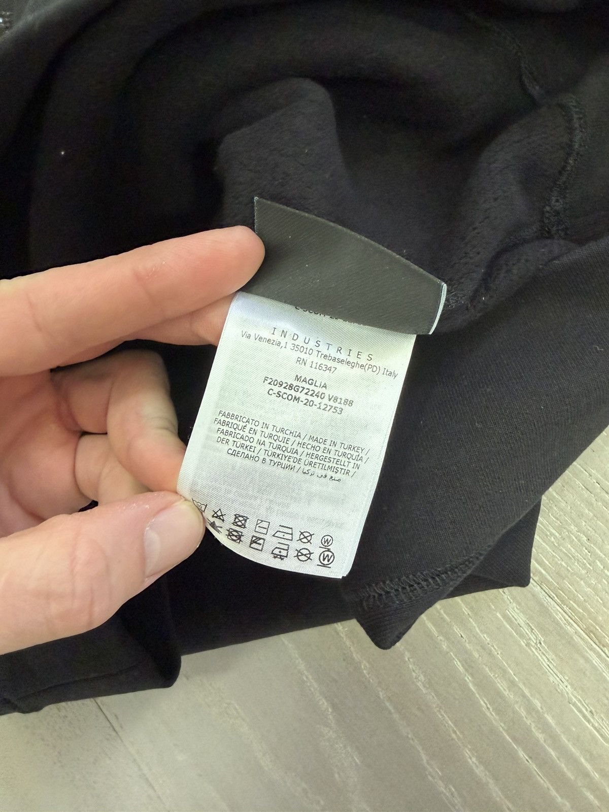 Moncler Moncler Crystal Logo Hoodie Size US M / EU 48-50 / 2 - 8 Thumbnail