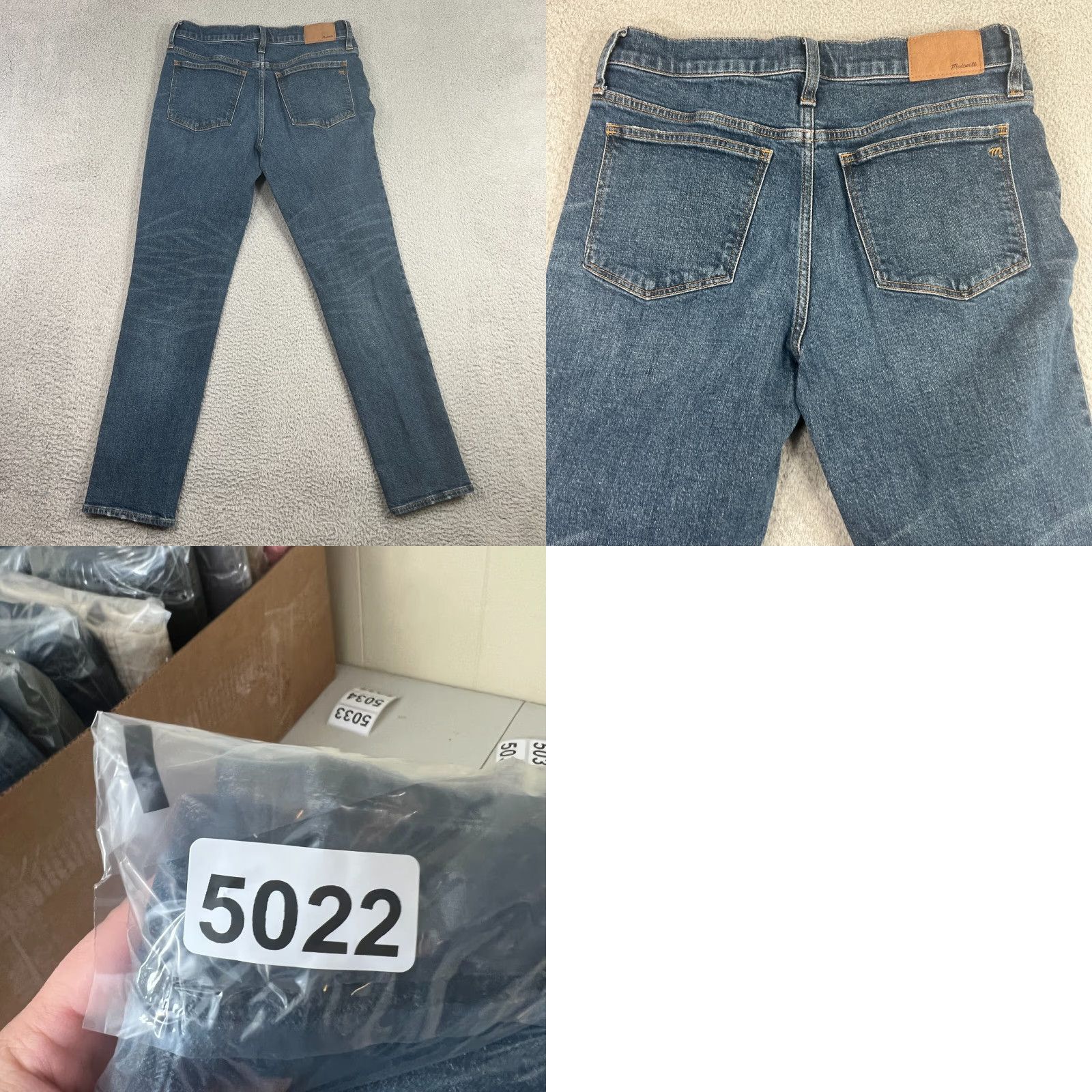 Madewell VINTAGE Madewell Women's Jeans Size 27 Straight Tomboy Fit Denim Mid Rise Blue Size 27" / US 4 / IT 40 - 8 Thumbnail