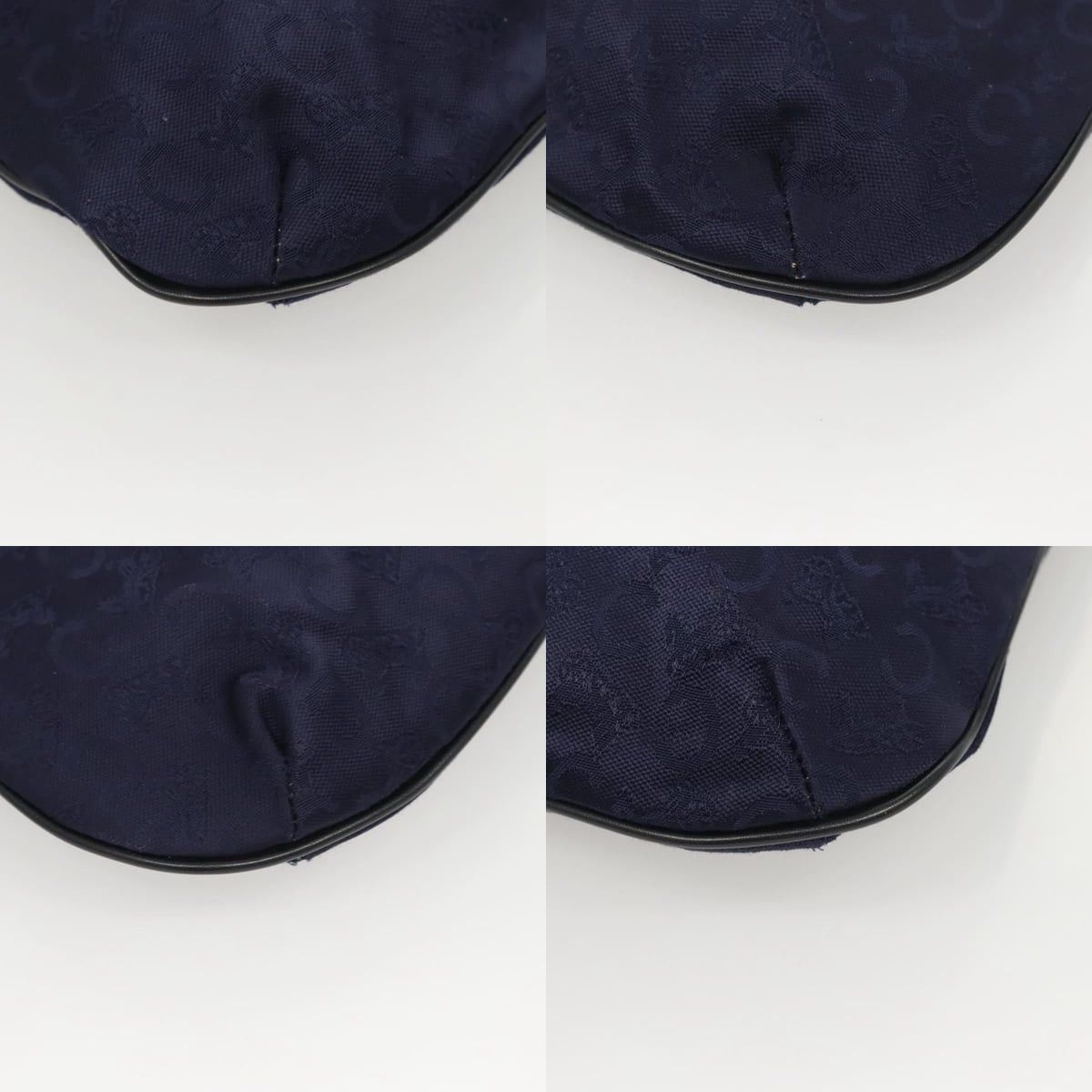 Celine CELINE C Sulky Hand Bag Canvas Navy Size ONE SIZE - 10 Thumbnail