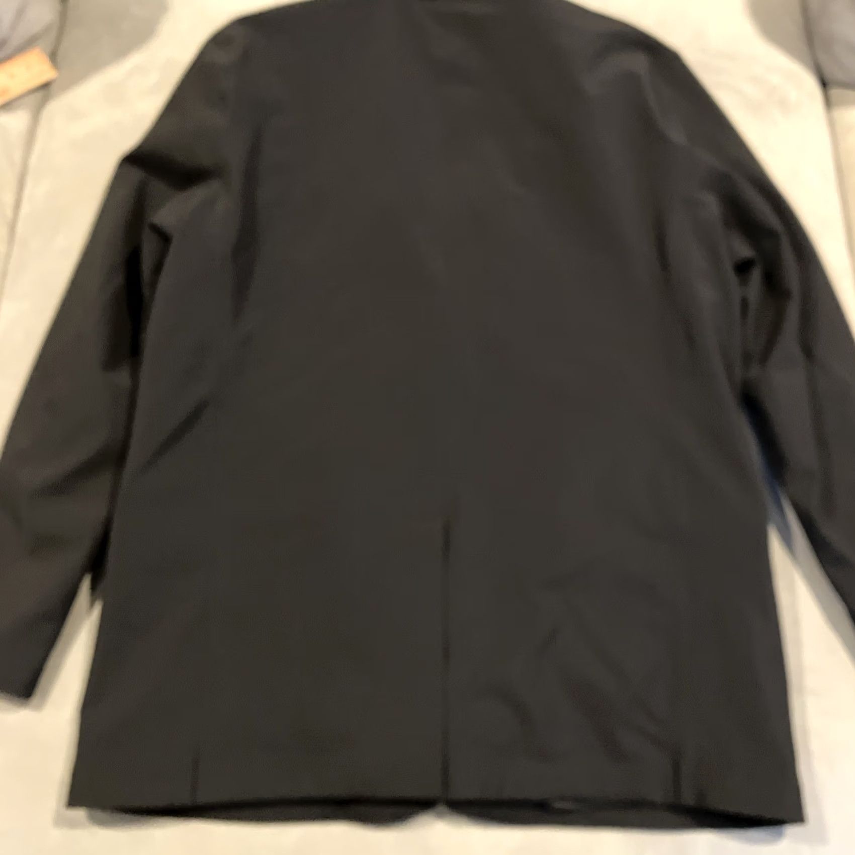 Vintage NWT Paskho Black Blazer Jacket Stretch Modern Travel Tech Pockets XL Blazer Mens Regular Mid-Length Size 46R - 7 Thumbnail
