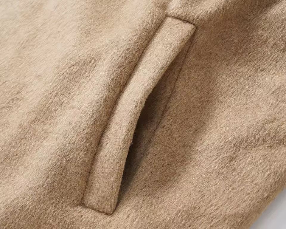 Other Streetwear Woolen Zipper Loose Basic Coat Jacket Bomber Size US M / EU 48-50 / 2 - 6 Thumbnail