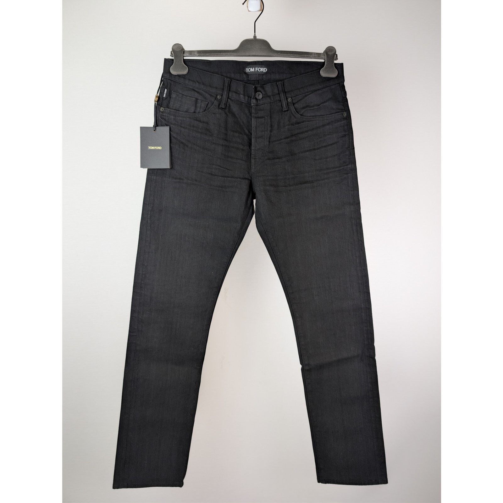 Tom Ford o1rshd1 Straight-Fit Denim Jeans in Black Size US 33 - 2 Thumbnail