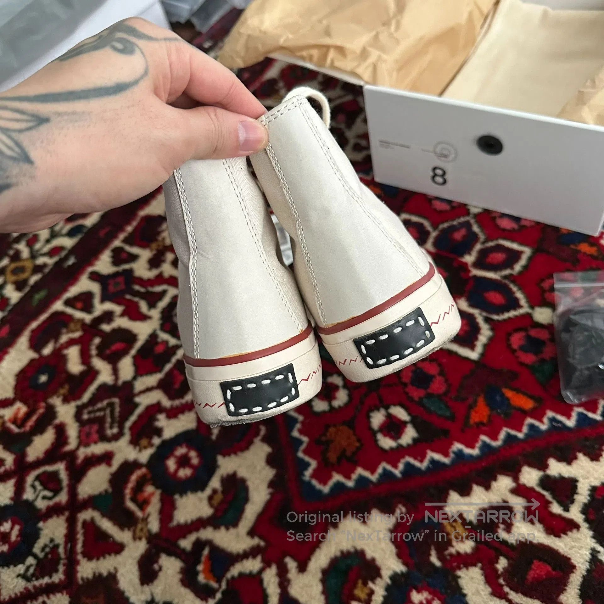 Visvim visvim skagway hi canvas sneakers size 8. Size US 8 / EU 41 - 7 Thumbnail