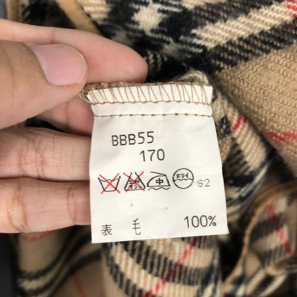 Burberry 🔥VINTAGE LONG JACKET BURBERRYS NOVA CHECK BLANKET Size US M / EU 48-50 / 2 - 22 Thumbnail