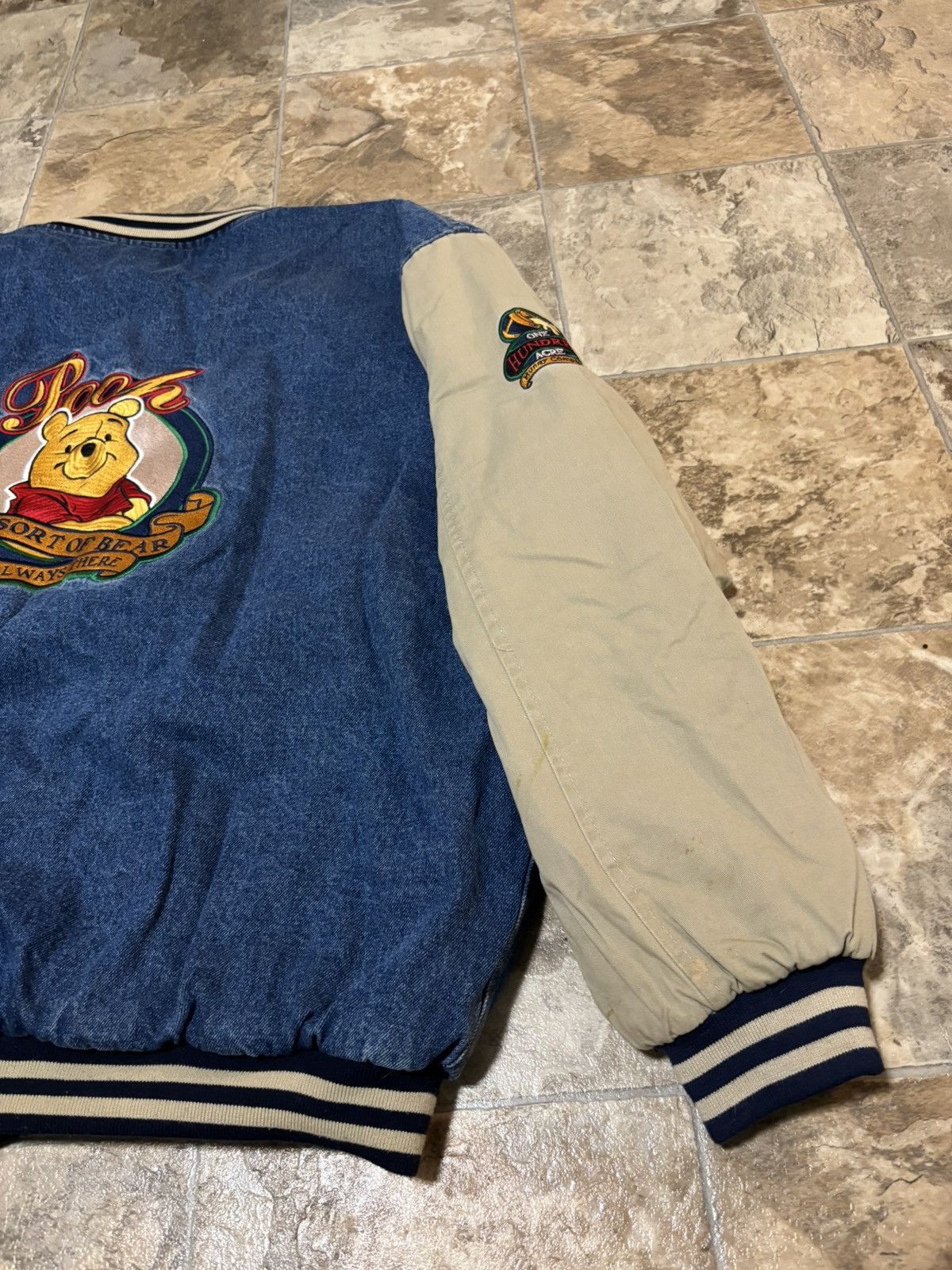 Vintage Xxxtentacion Winnie the Pooh Varsity Jacket Size US XXL / EU 58 / 5 - 11 Thumbnail