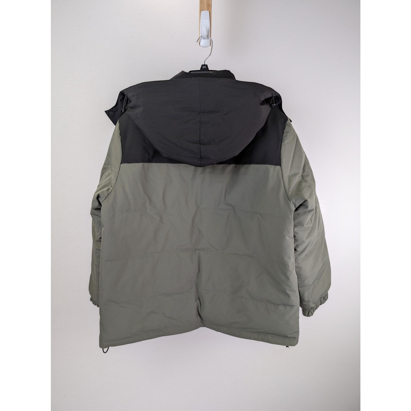 A.P.C. o1rshd1 Reversible Doudoune Sam Hoodie Jacket Kaki Military Size US L / EU 52-54 / 3 - 9 Thumbnail