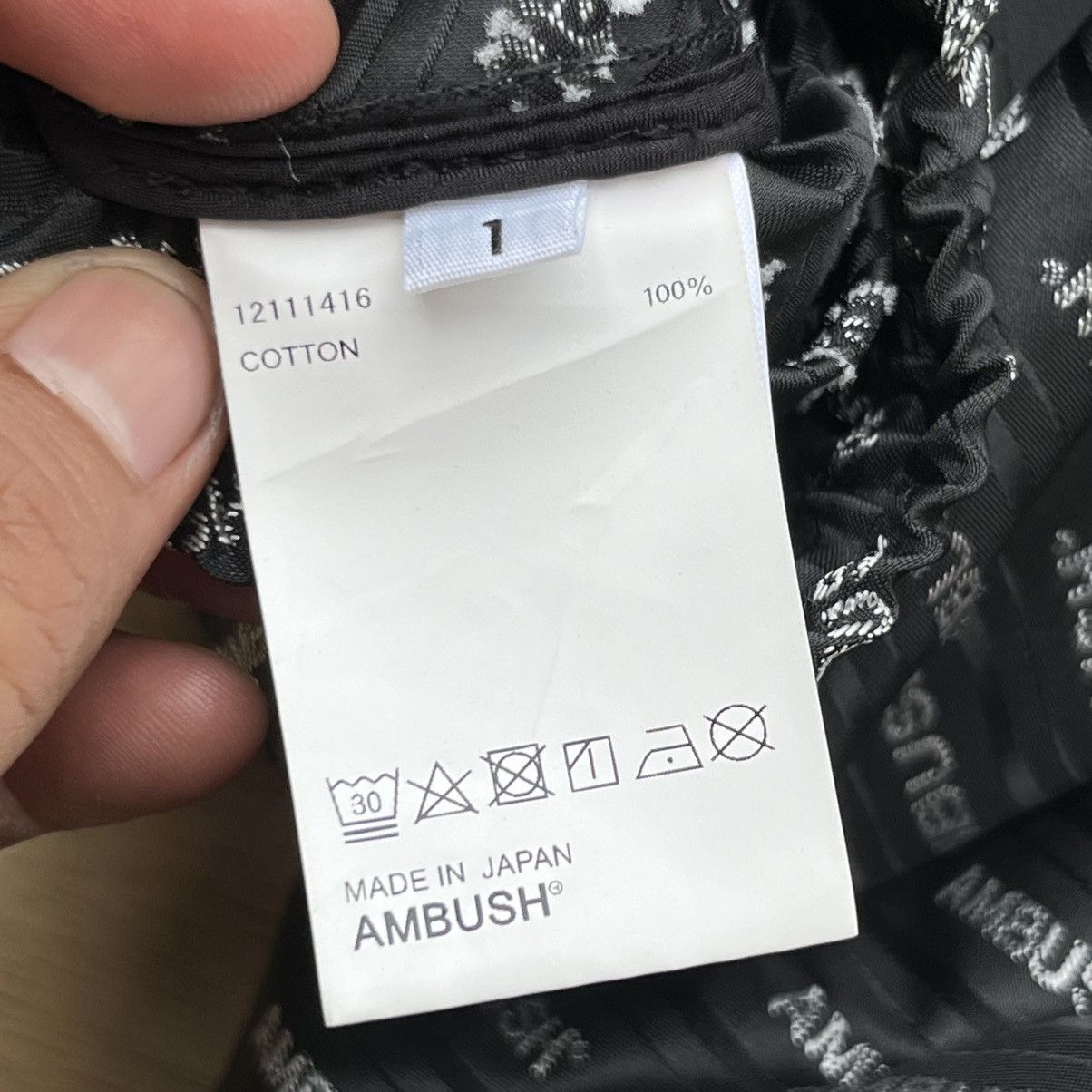 Ambush Design AMBUSH RELAXED PANTS JAPANESE BRAND BLACK MONOGRAM Size US 30 / EU 46 - 5 Thumbnail