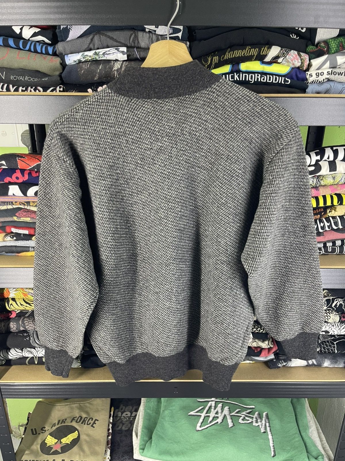 Bally Vintage 90's Bally Mark Richards Knit Pullover Sweatshirt Size US M / EU 48-50 / 2 - 7 Thumbnail