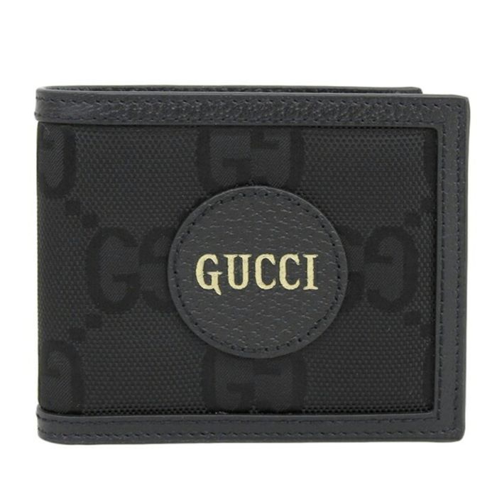 Gucci GUCCI GG Nylon Bifold Wallet Billfold 625573 Black Men's | Grailed