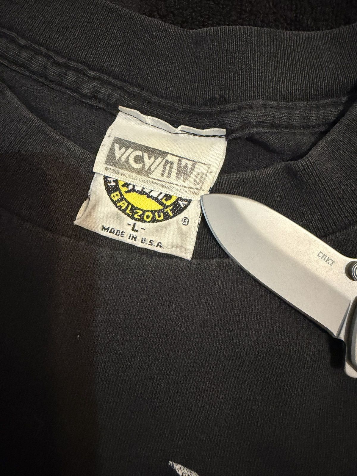 WCW/nWo Vintage 1998 WCW Wrestling Sting Scorpion embroidered Size US L / EU 52-54 / 3 - 6 Thumbnail
