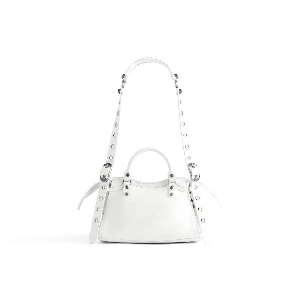 Balenciaga o1mt1gz0225 Size: OS / Neo Cagole XS Handbag in White Size ONE SIZE - 3 Thumbnail