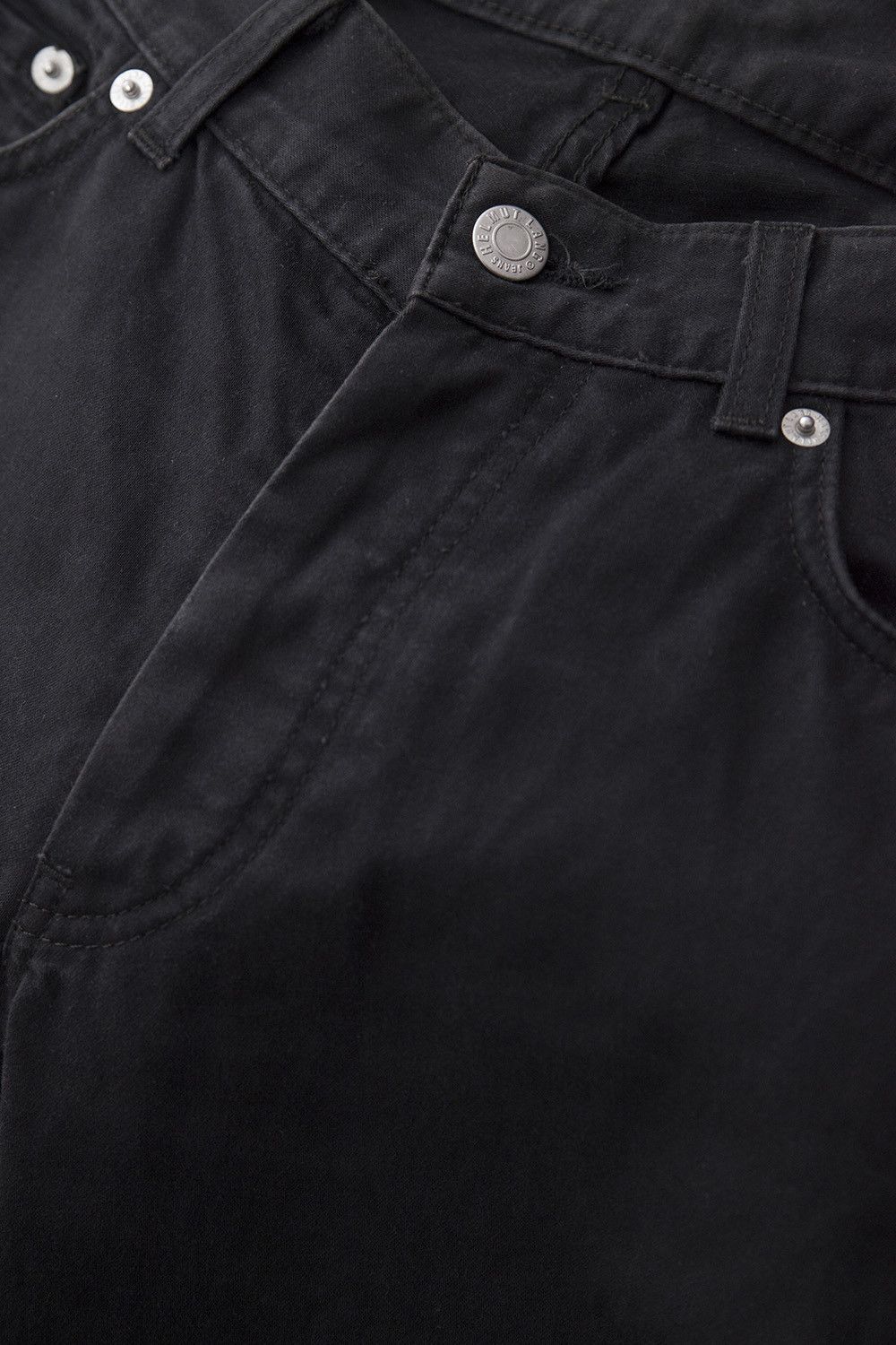 Vintage black denim jeans