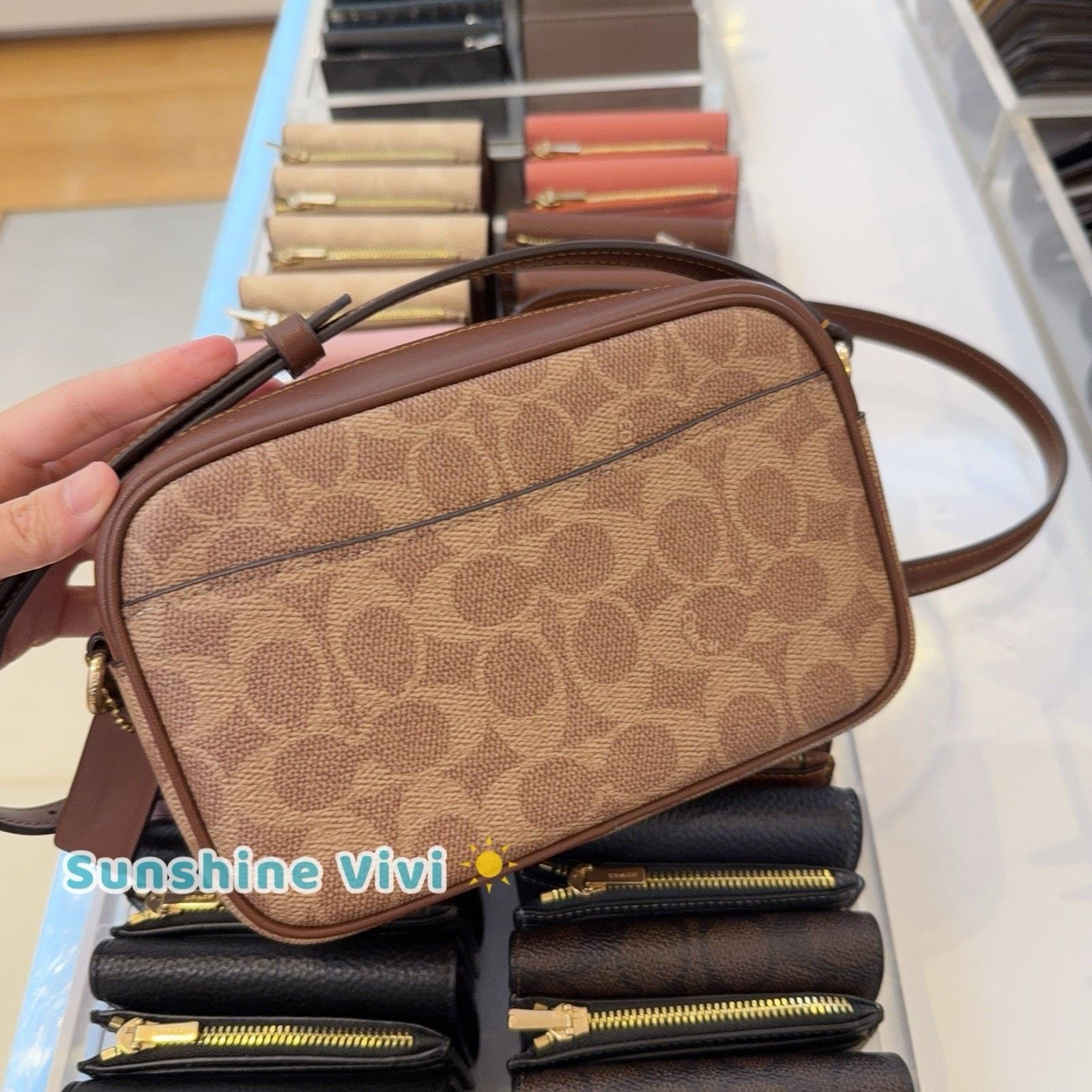 Coach NWT Coach CY752 Mini Jamie Camera Bag Gold/Tan/Brown Size ONE SIZE - 5 Thumbnail