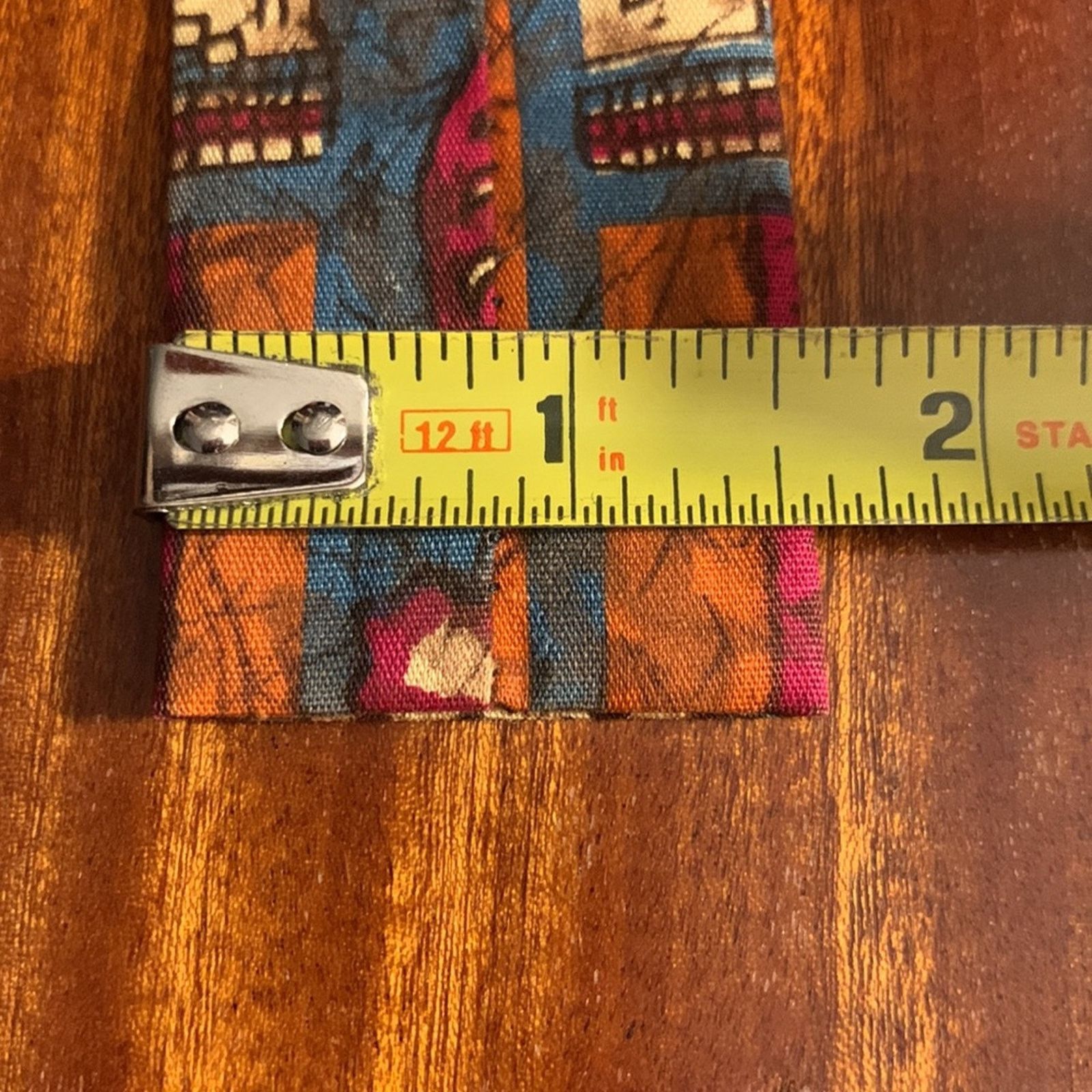 Vintage 60’s Batik wax resist tiki madmen midcentury necktie Size ONE SIZE - 12 Thumbnail
