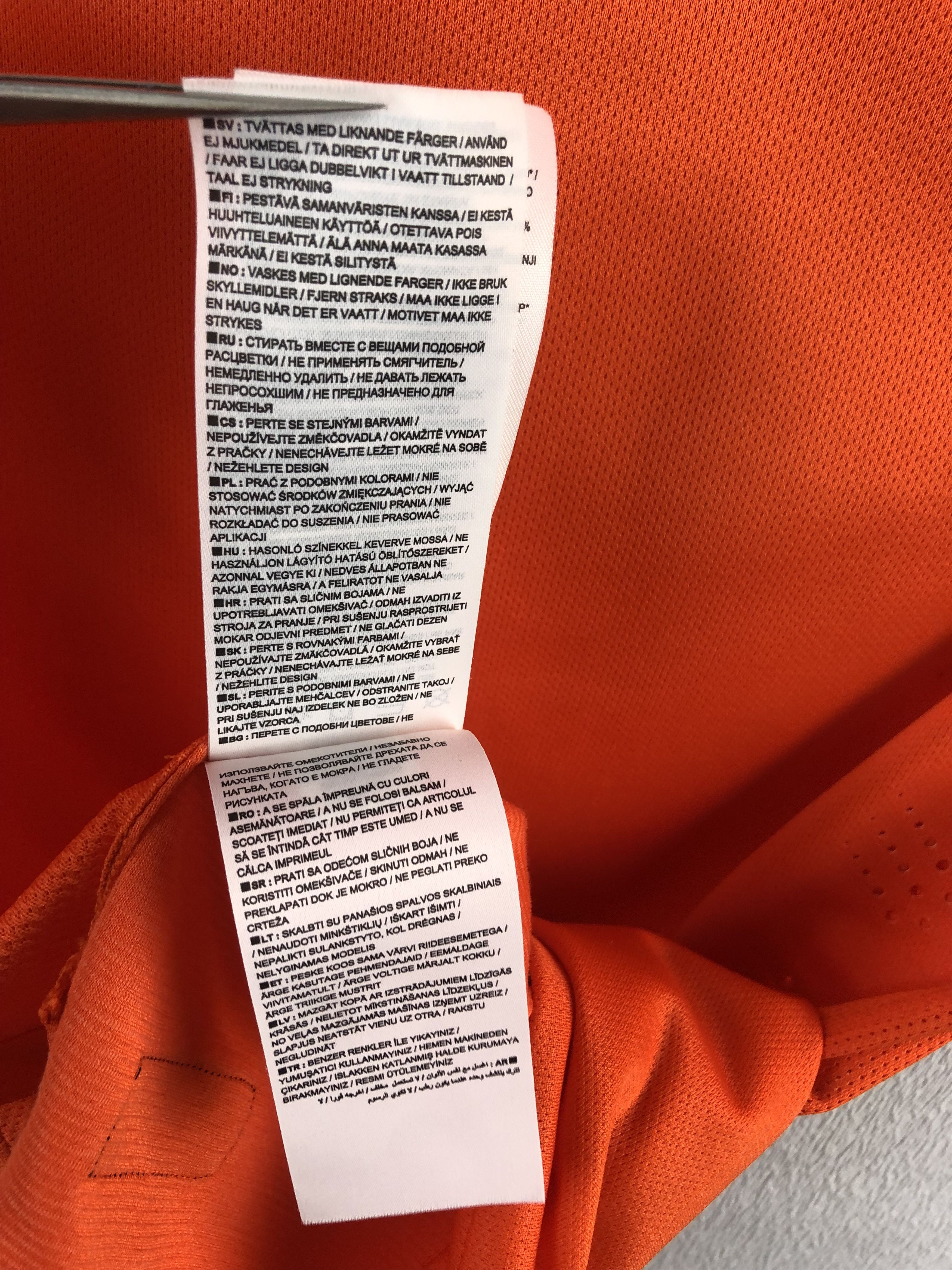 Nike Netherlands Holland shirt 2014 Soccer Player Issue Jersey Size US M / EU 48-50 / 2 - 13 Thumbnail