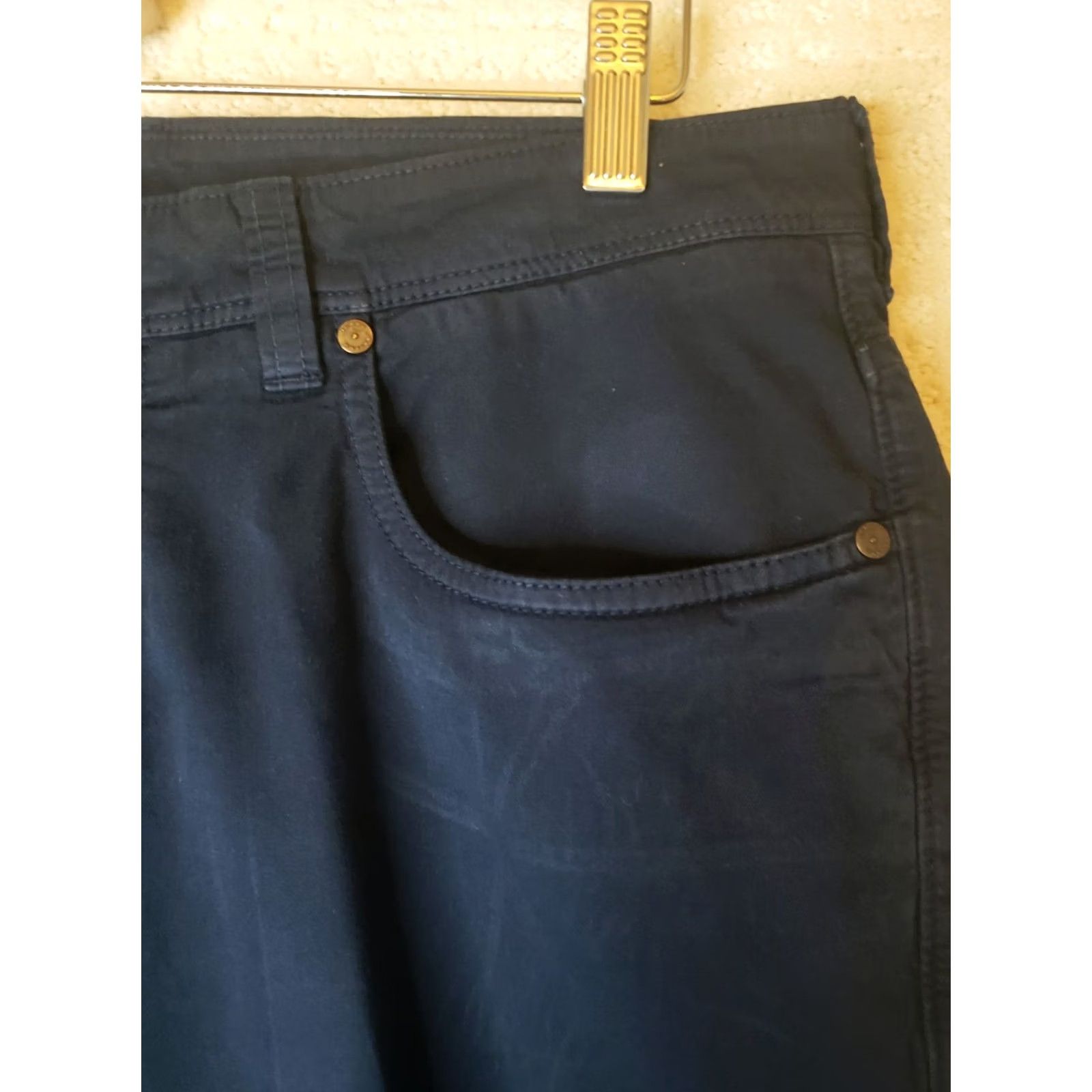 Tommy Bahama Tommy Bahama Pants Mens 35x32 Blue Flat Front Pima Cotton Relaxed Casual Size US 35 - 5 Thumbnail