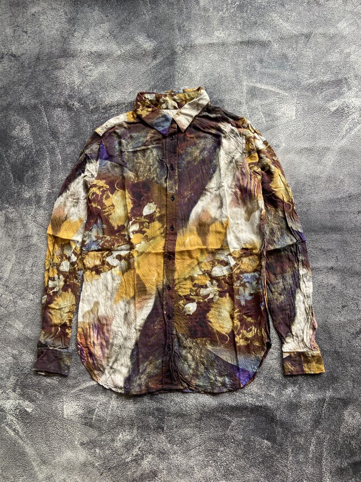 Diesel Flowers Long Sleeve Shirt