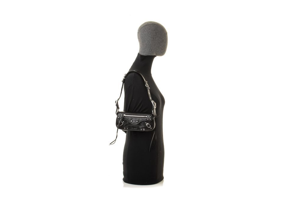 Balenciaga o1bcso1str0924 Size: OS / Le Cagole Sling Bag in Black Size ONE SIZE - 4 Thumbnail