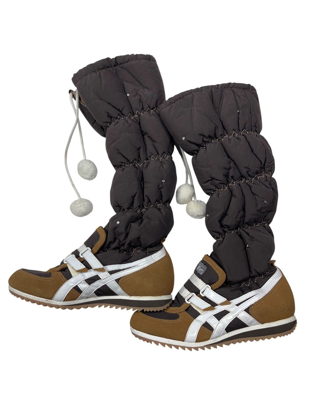 Onitsuka Tiger Vintage y2k Onitsuka Tiger Snow Faux Fur High Snow Boots Size US 6 / IT 36 - 4 Thumbnail