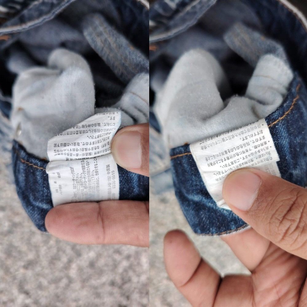 Japanese Brand Japanese Brand Original Acid Wash Blue Jeans Distressed Punk Size US 37 - 3 Thumbnail