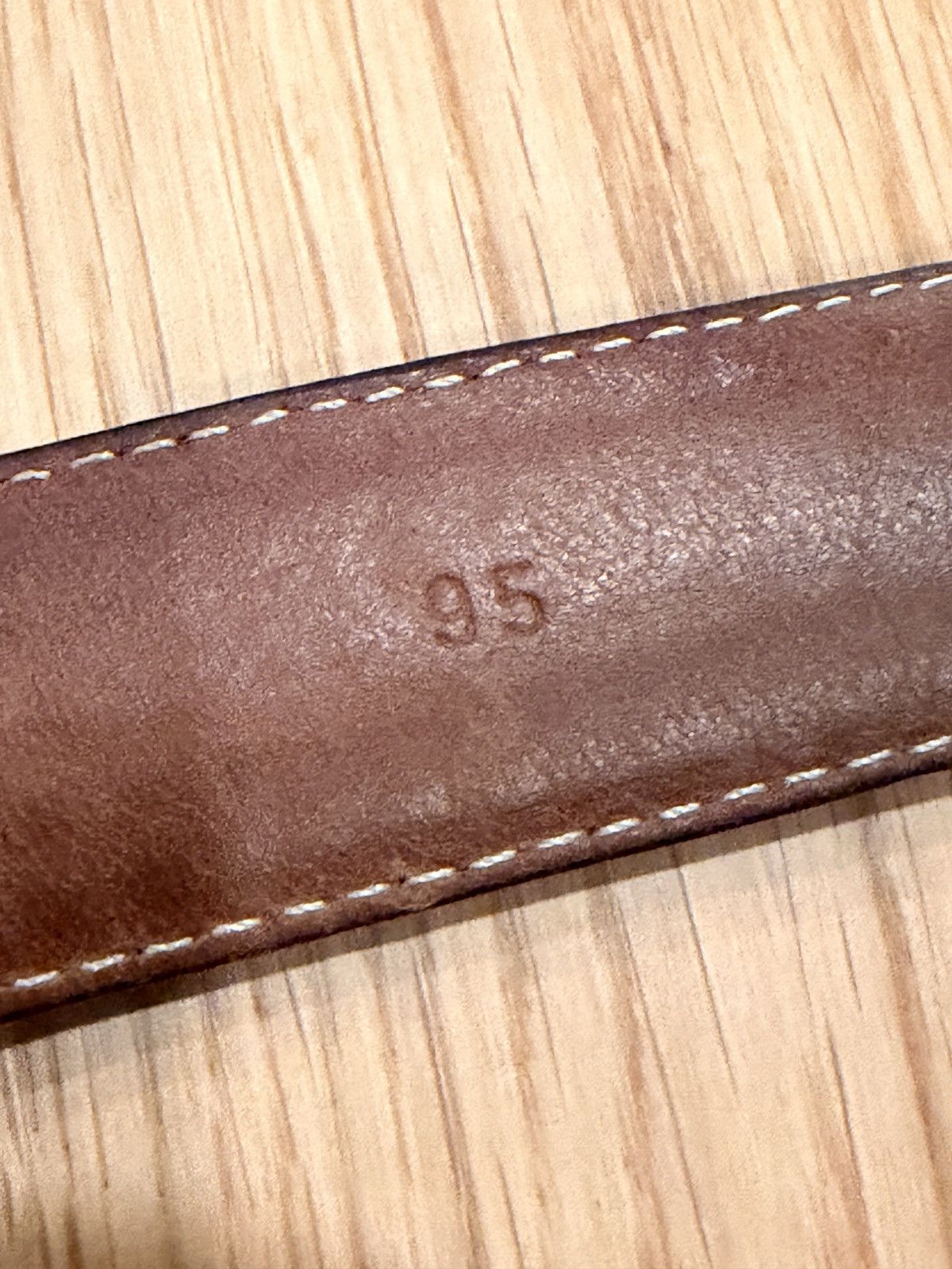 Balmain Decarnin FW 2010 Heavy Stud Leather Belt Size 36 - 6 Thumbnail