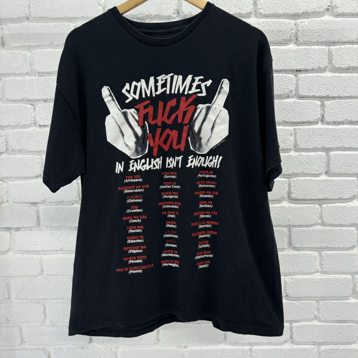 Other Fuck You Tee Size US L / EU 52-54 / 3 - 1 Thumbnail