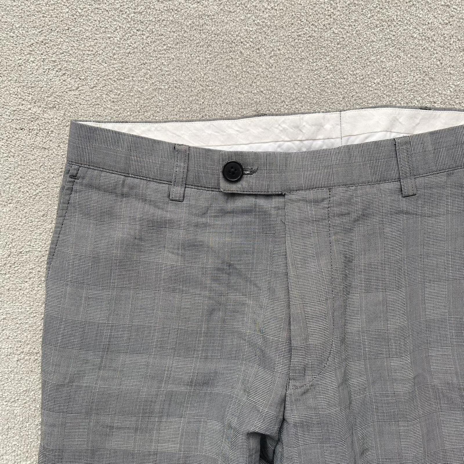 Dries Van Noten Dries Van Noten Checked Trousers. Size US 30 / EU 46 - 2 Thumbnail