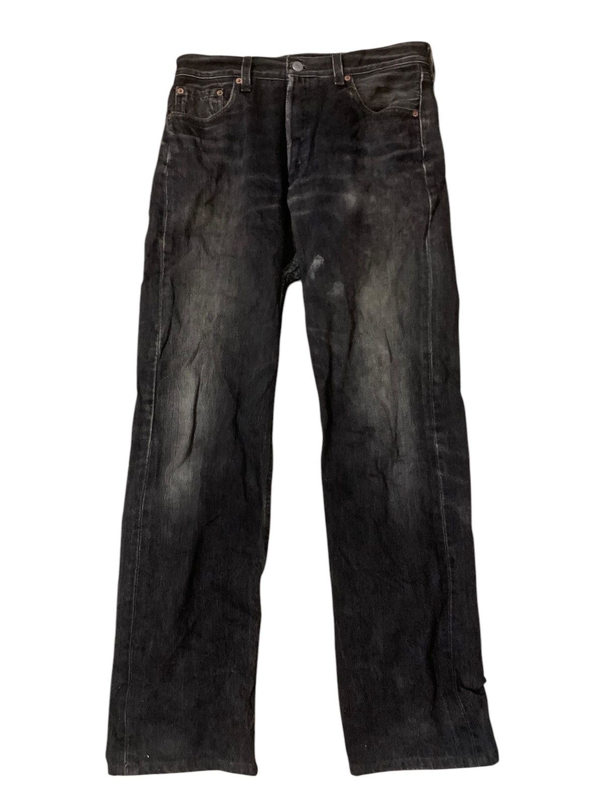 Levi's × Levi's Vintage Clothing Vintage 90’s Levi’s Single R Super Black Denim Jeans Size US 30 / EU 46 - 1 Thumbnail