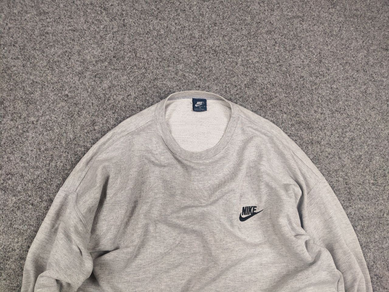 Nike Vintage 80's Nike Oregon USA Gray Jumper Swoosh Sweatshirt Size US XL / EU 56 / 4 - 4 Thumbnail