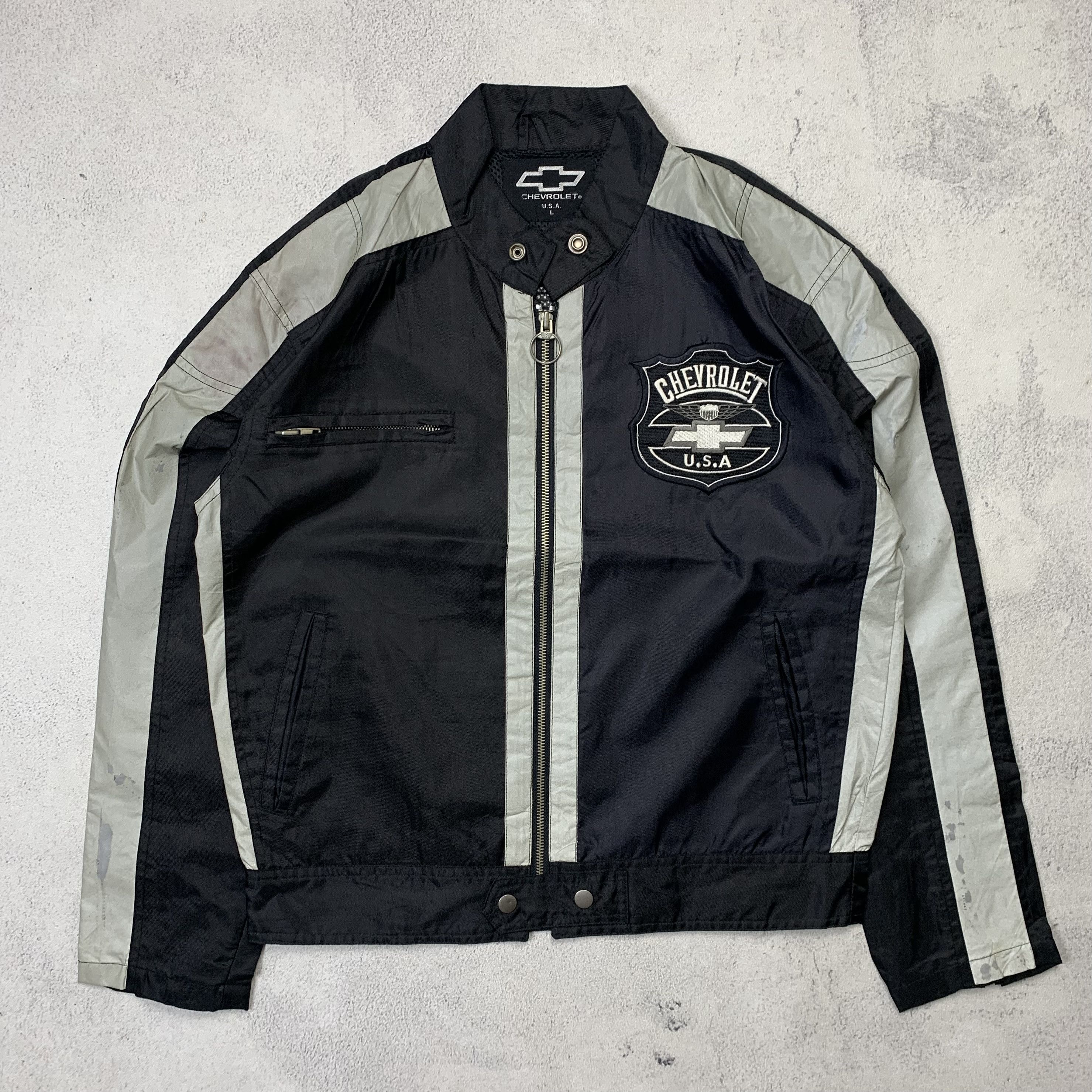 Chevrolet Vintage Chevrolet Biker Jacket Size US L / EU 52-54 / 3 - 1 Thumbnail