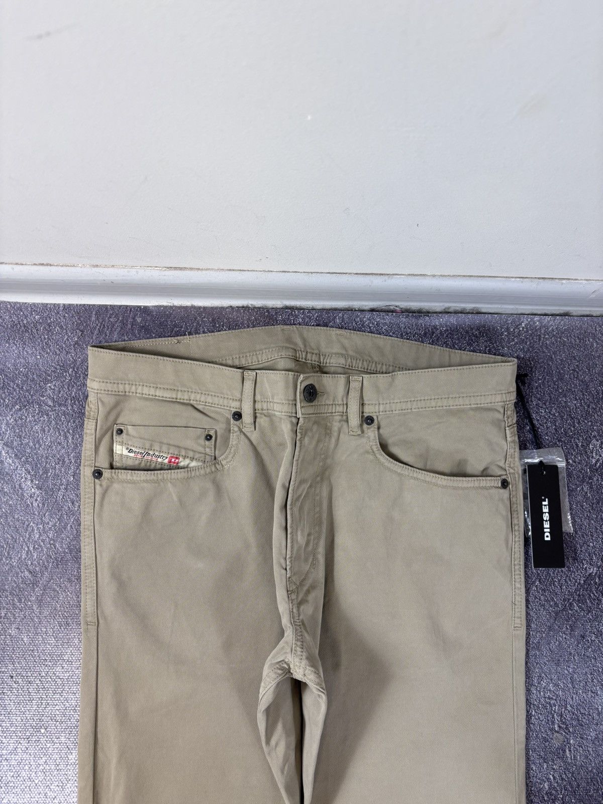 Diesel Diesel Tepphar NWT Men’s Beige Slim Fit Stretch Chino Pants Size US 30 / EU 46 - 5 Thumbnail