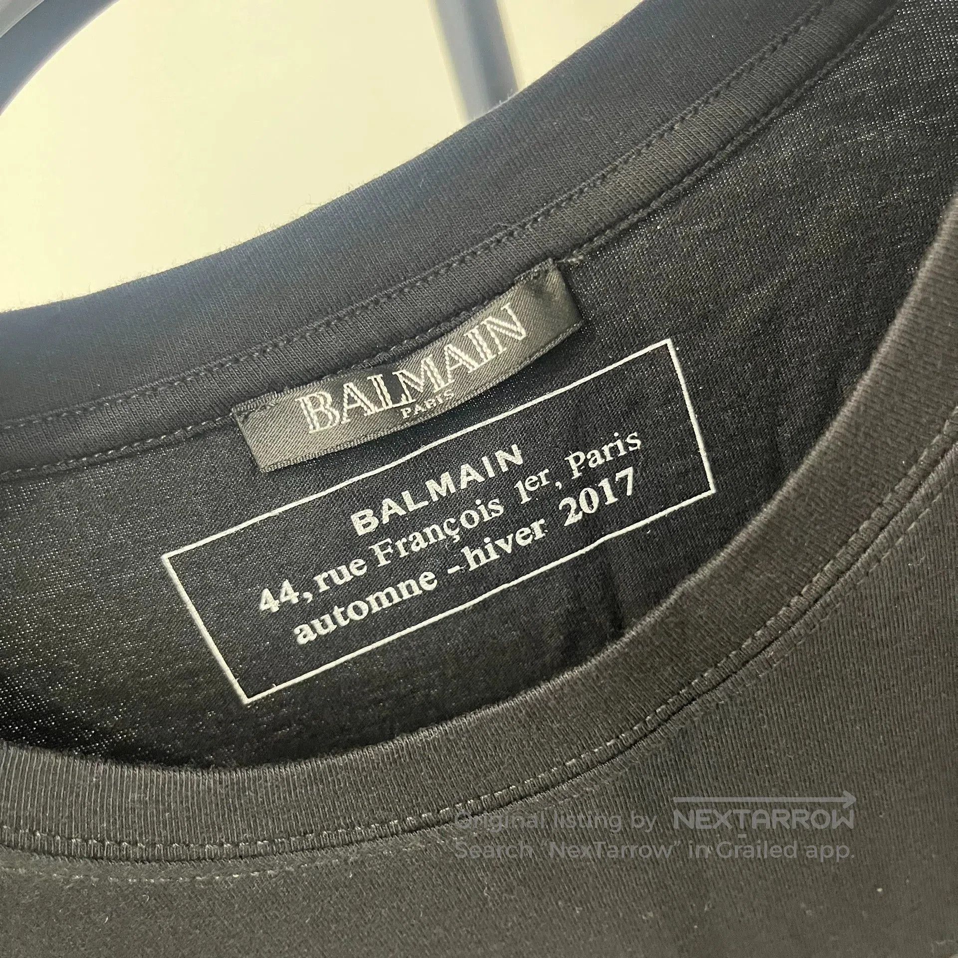 Balmain Balmain Black Logo Short Sleeve Top. Size US S / EU 44-46 / 1 - 3 Thumbnail