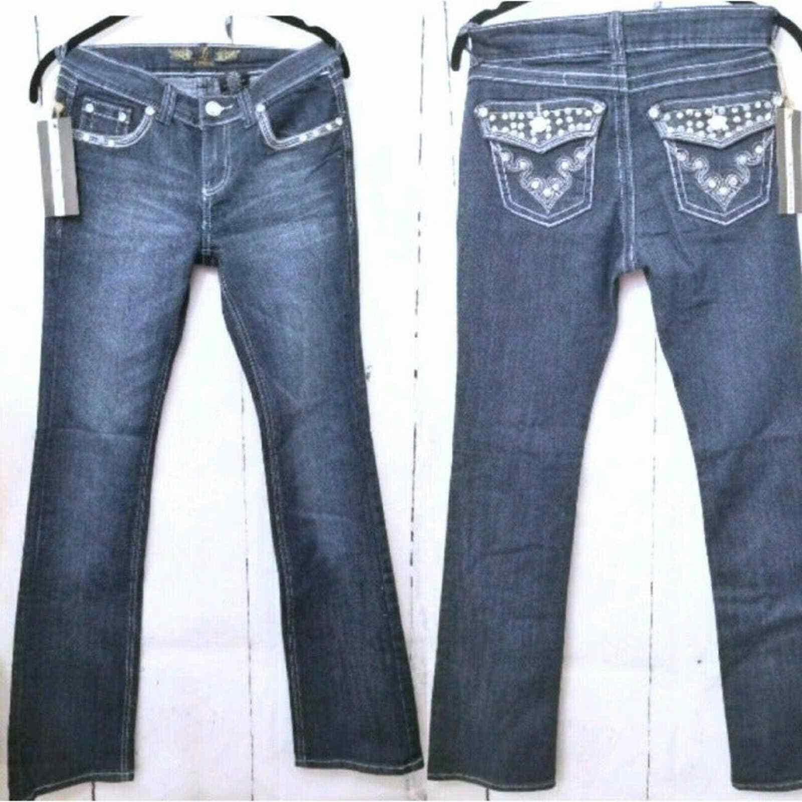 Other JZ Premium Denim Jeans 1 Bling NWT Bling Blue Jean Pant Pan Size 28" / US 6 / IT 42 - 1 Thumbnail