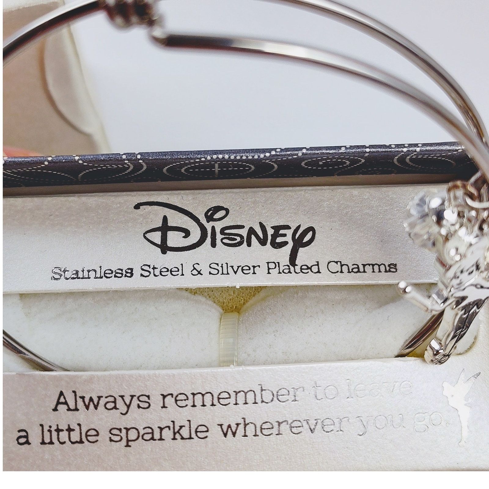 Disney Disney Tinker Bell Bracelet Silver Plated Charm w Star NIB Size ONE SIZE - 7 Thumbnail