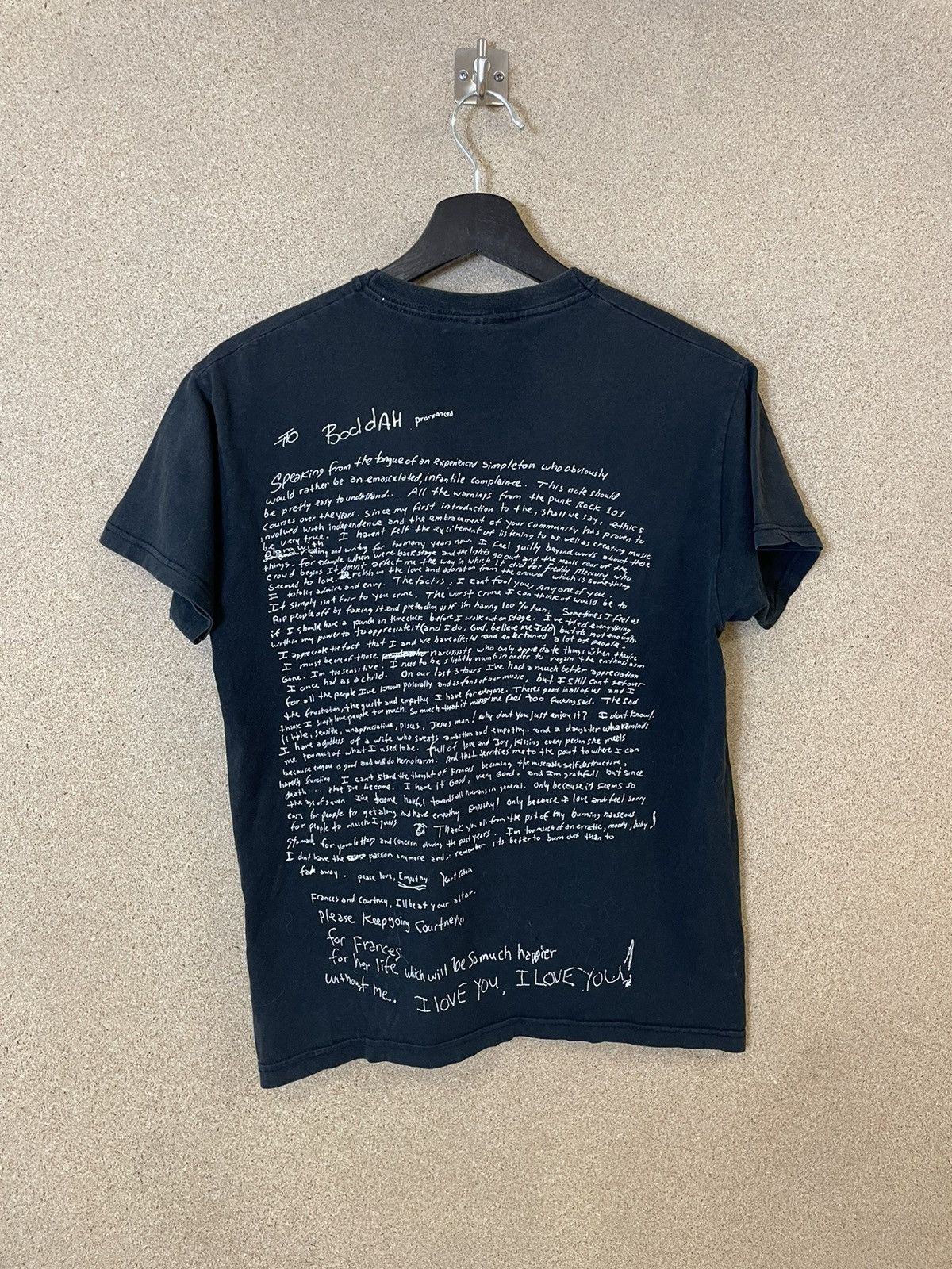 Band Tees × Nirvana × Vintage Vintage Nirvana Buddhist beatitude T-Shirt - Womens S Size S / US 4 / IT 40 - 4 Thumbnail