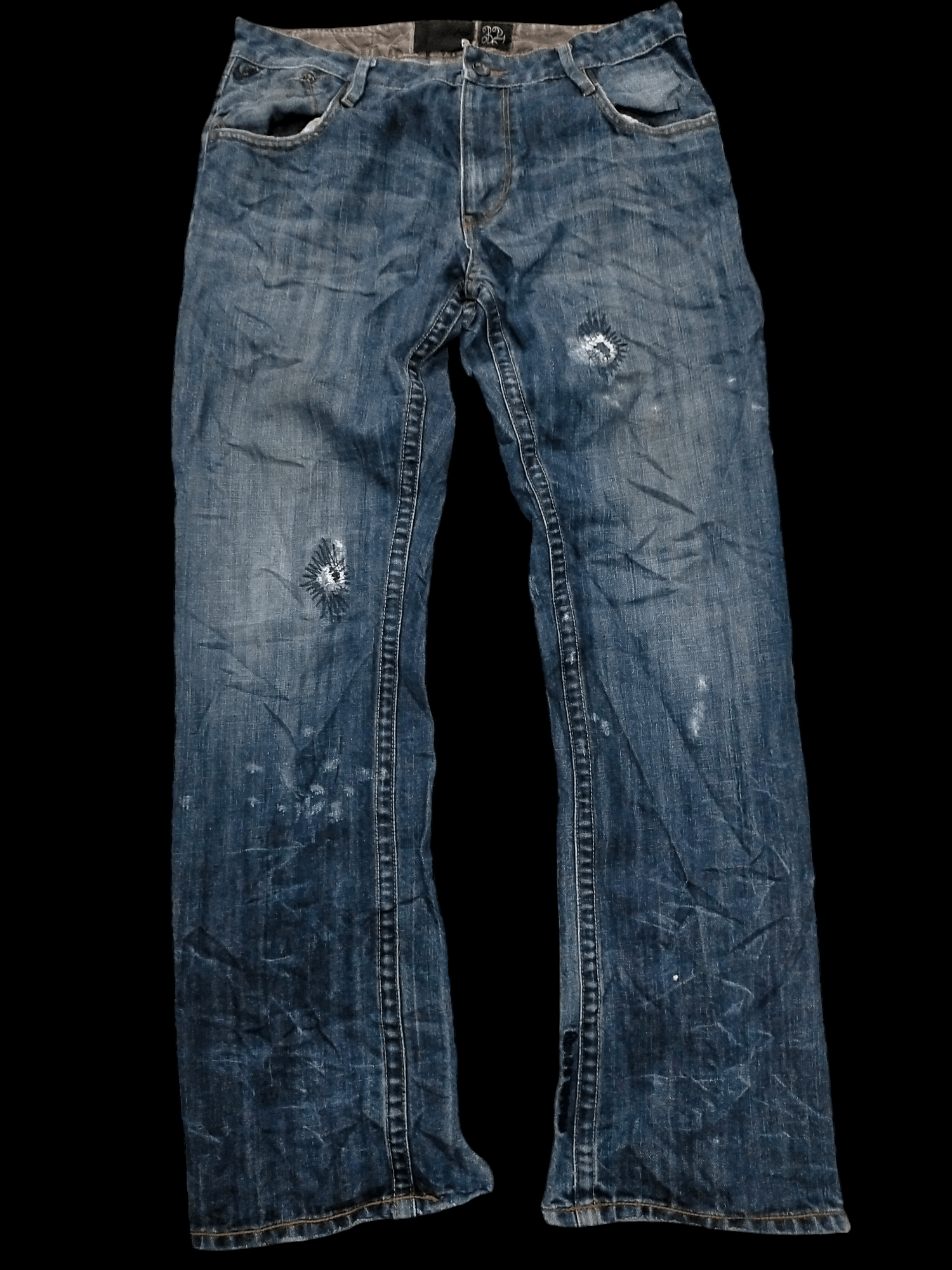 Quiksilver 🔥Limited Edition🔥 Vintage Quicksilver Distressed Rare Jean Size US 32 / EU 48 - 1 Thumbnail