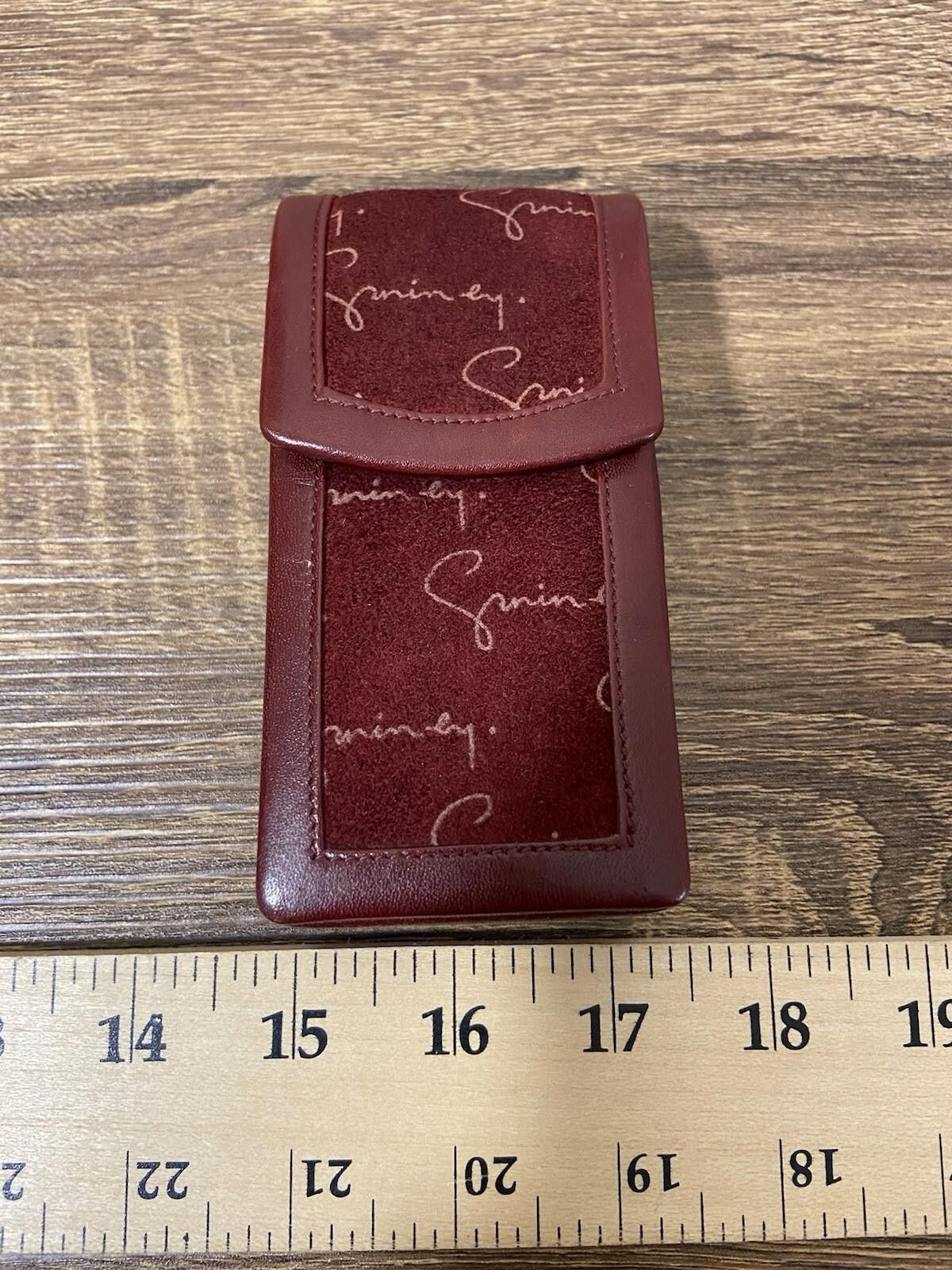 Givenchy Givenchy vintage red leather suede cigarette case small bag Size ONE SIZE - 1 Thumbnail